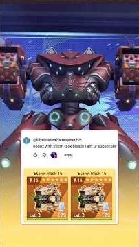 Written Off Too Soon? Redox + Storm Rack 16 | Mech Arena #shorts