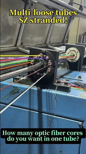 how to make a fiber optic cable? #fibercable #fiberopticcable #ftth #factory