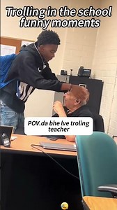 Trolling in the class school funny 😭🤣#funnyvideos #prank #school #cringe #fyp #foryou#youtube#funny