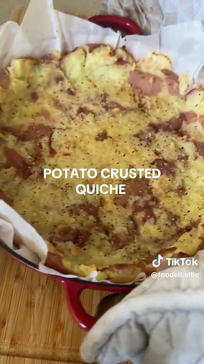 Delicious Potato Crusted Quiche Recipe