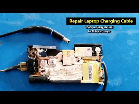 How to Repair Laptop Charging Cable | Fixing a Laptop Charging Cable