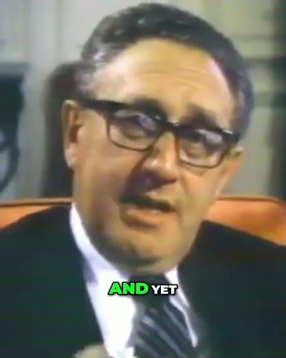 Henry Kissinger Said "The First Thing That Comes To Your Mind Is Almost Always Wrong"