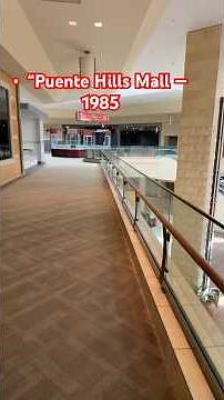Filming inside Puente Hills Mall — the Twin Pines Mall from Back to the Future.”