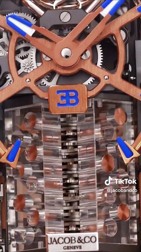 Luxury Sapphire Crystal Bugatti Chiron Watch by Jacob & Co.