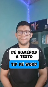 105K views · 1.9K reactions | Pasar de número a texto en Word #smartphone #app #excel #exceltips #windows #word #tips #tutorial | raymon_acuna | Facebook