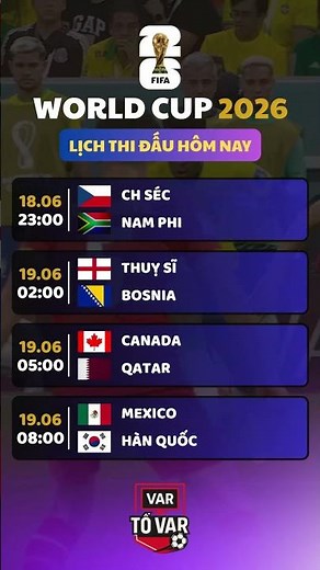 Cập Nhật Lịch Thi Đấu World Cup Hôm Nay Mới Nhất