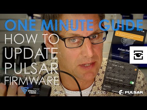 1 minute guide: How to update your Pulsar firmware