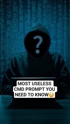 This is by-far the most useless cmd prompt ever😳