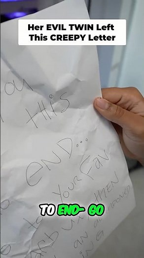 Evil Twin left us this CREEPY Letter.. is it a Trap?