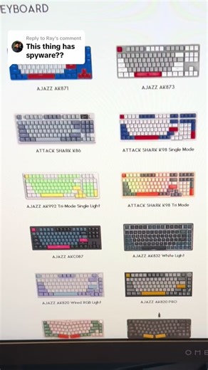 Replying to @Ray Attack Shark can provide the correct version of the software/firmware from their website. You may know this, but for anyone that doesn’t, this is always rule of thumb! #pcgaming #keyboard #keyboards #gamingkeyboard #software #antivirus #besafe #pcsetup #pcgamingtips