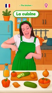 Learn the Rooms of the House in French 🇫🇷 #education #learning #kids #school #beginner | Lica Mono