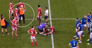 Ref mic audio picks up Neil Jenkins harassing Mathieu Raynal