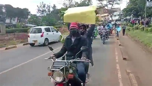 Nyeri Demos Residents are protesting against Mutahi Kahiga's reckless remarks on Baba | Mt Kenya News