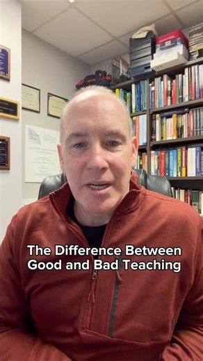The Difference Between Good and Bad Teaching