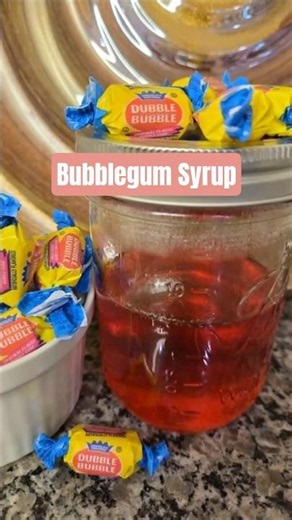 Bubblegum Syrup #bubblegum #syrup #recipe