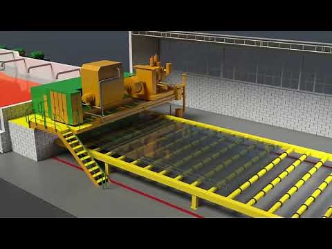 What does the glass production process look like?