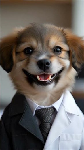 Cute puppy is tired of solving quantum mechanics problems, he's enjoying Mango 🥭