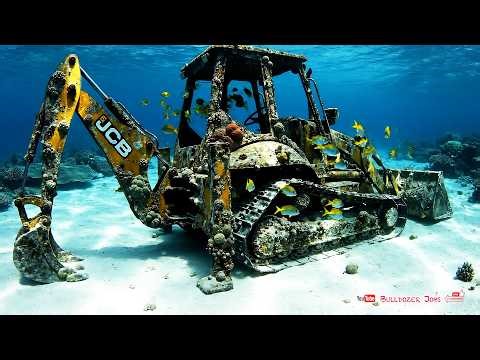 We Restored a JCB Tracked Backhoe Loader 1CXT Ruined 25 Years Under the Seabed | Full Restoration
