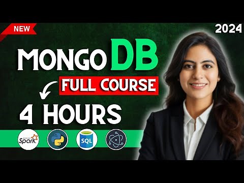 MongoDB Tutorial for Beginners 2024 | NOSQL Database Tutorial (4 hours)