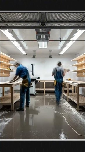 From Garage to Ultimate Dream Workshop | AI Timelapse Transformation | Garage Workshop Renovation