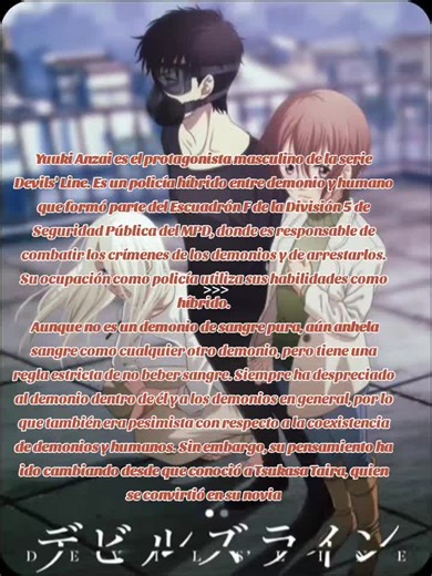 Yuuki Anzai: Policía Híbrido en Devils' Line