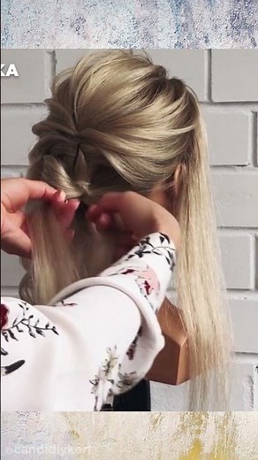 How to make a low ponytail Bridal hairstyles