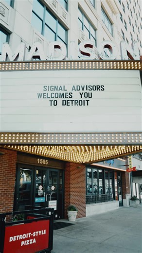 Built in Downtown Detroit. Inspired by its grit. Driven by its optimism. Welcome to Signal HQ — where big ideas go to work. | Signal Advisors