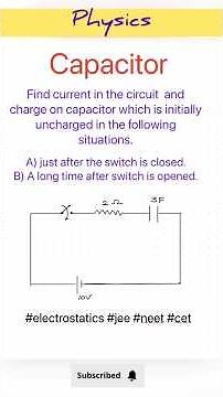 Mastering RC Circuits: Initial & Steady State | Class 12 Physics (JEE/NEET)