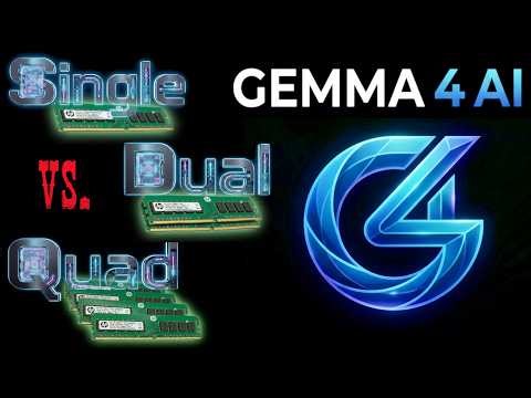 Intel i9-10980xe running Gemma-4, GPT-OSS, and Qwen3 in Single, Dual, Quad Channel RAM configuration