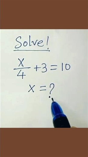 Solve for x | Algebra Shorts | #maths #shorts