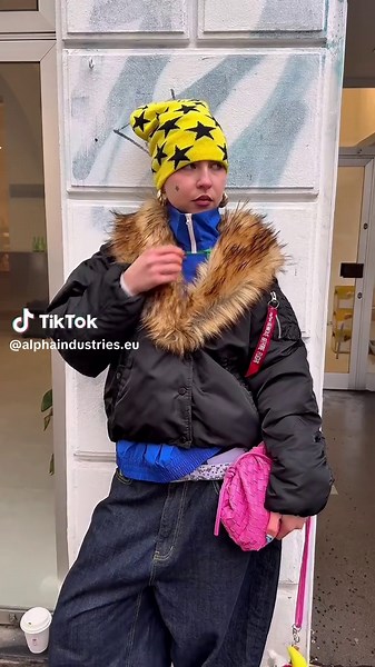 @val in the MOD Fur Bomber Women. Alpha attitude, her way. #alphaindustries #alphaindustrieseurope #bomberjacket #streetwear #outfitinspo