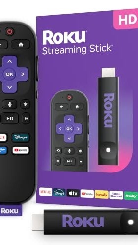 This tiny stick turned my old TV into a smart TV 🤯 #techgadgets #roku #upgrade