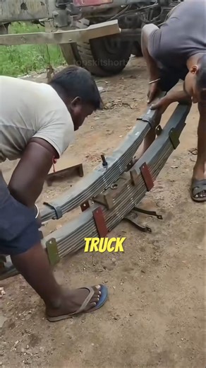Incredible Truck Leaf Spring Rebuild #shorts