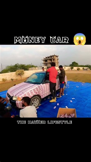 MONEY CAR 😱 #ytshorts #experimnent #mrindiahacker