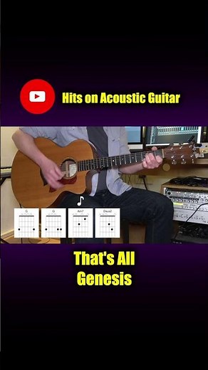 That's All by Genesis - Acoustic Guitar Cover