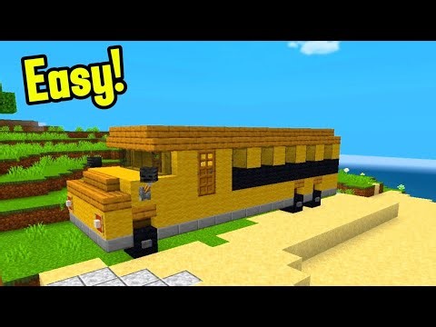 Minecraft: How To Build a School Bus