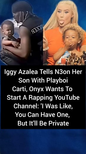 Playboi Carti's Son Already Planning His Rap Career... Iggy Azalea Says 'Not SoFast!'#playboicarti