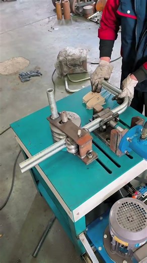 Round Steel Right Angle Bending Machine – 18mm & 20mm Cold Bending Demo " #shortsfeed