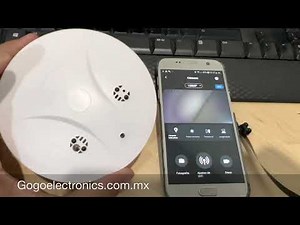 Gogo electronics …. Camara wifi flexor y sensor de humo con app Hdispcam