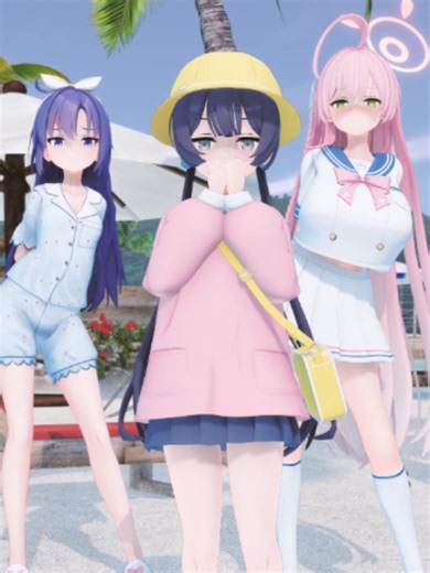 [Blue Archive] 何が好きですか？ | Kisaki-chan, Yuuka 100KG, Hanako [MMD] #mmd #bluearchive #bluearchiveglobal