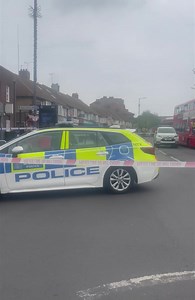 The current scene in South Harrow following a serious collision this afternoon. A woman, 62, has been rushed to hospital and Northolt Road remains closed in both directions. Updates ⬇️ | Harrow Online