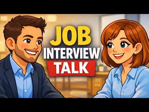 A Job Interview Conversation | Slow English Conversation