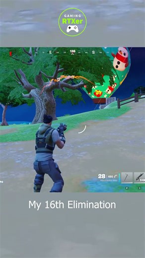 MY 16TH ELIMINATION 🔥 Fortnite 4K #fortnite #freefire #games #gaming #shorts #shortvideo #shortsfeed