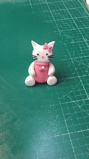 How to make fondant hello kitty / kitty cake / cake topper . . Hi this is a fondant hello kitty making tutorial . . #hellokitty #kittycake #kittycat #cartooncake #animalcake #fondanttoppers #caketopper #catcake #fondantcake #ajay_kumar0321 Ajåy Kumar | Ajåy Kumar