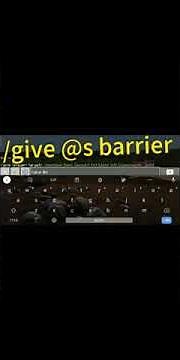 Как получить барьер в Майнкрафт#shorts