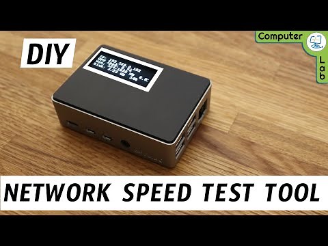 Make Raspberry Pi Network SpeedTest Tool for Internal throughput and network speed measuring.