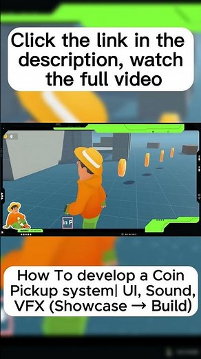 Unity 6.2 Tutorial | How To develop a Coin Pickup system| UI, Sound, VFX (Showcase → Build) #unity6