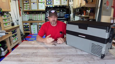 AUTOOMMO 12 Volt Refrigerator, 34 Quarts Car Refrigerator (-4℉~50℉), Portable Car Freezer Fridge with 12/24V DC 100/240V AC Adapter for Camping and Truck RV Van Boat Home Use (34Quarts-32L)