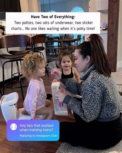Potty training one toddler is a whole adventure… potty training two (or more)? That’s an Olympic