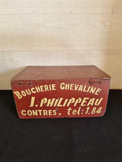 Antique Butcher's Box, Butcher's Equipment Storage, Folk Art Shop, French Flea Market - Etsy